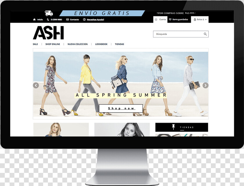 Ash Site Mockup   Magento Blue Fish Website  HD Png DownloadTransparent PNG