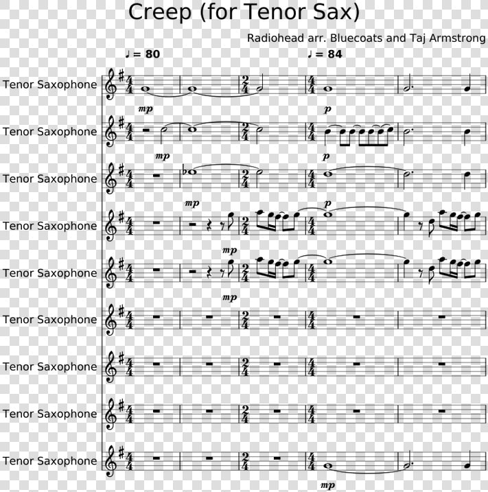 Creep Tenor Sax  HD Png DownloadTransparent PNG