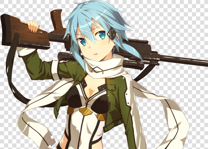 Transparent Sinon Png   Sword Art Online Sinon Transparent Background  Png DownloadTransparent PNG