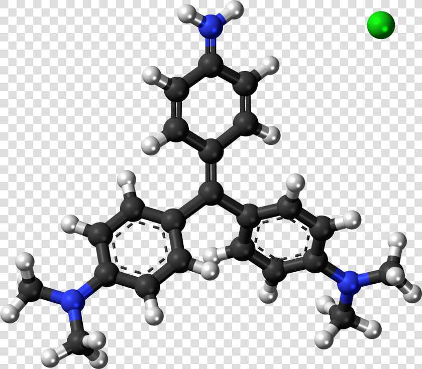 Methyl Violet 2b 3d Ball   Diethyl Phthalate  HD Png DownloadTransparent PNG