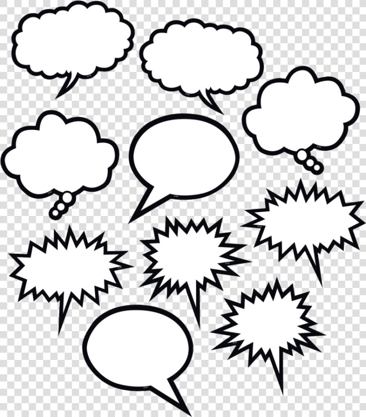 Speech Balloon Bubble   Superhero Speech Bubble  HD Png DownloadTransparent PNG