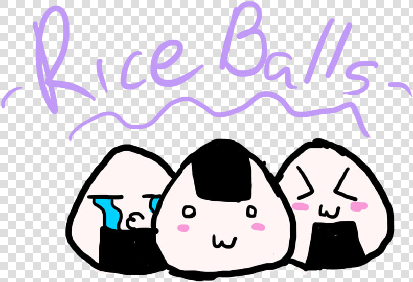 Free Download Kawaii Rice Balls Clipart Onigiri Japanese  HD Png DownloadTransparent PNG