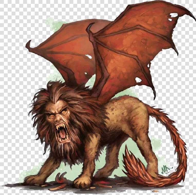 Manticore Png   Manticore   Eberron   Root Of All Evil   Pathfinder Manticore  Transparent PngTransparent PNG