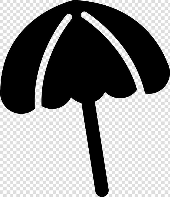 Black Beach Umbrella   Guarda Sol Preto Vetor  HD Png DownloadTransparent PNG