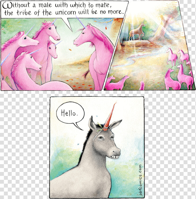 Transparent Unicorn Horn Png   Perry Bible Fellowship Unicorn  Png DownloadTransparent PNG