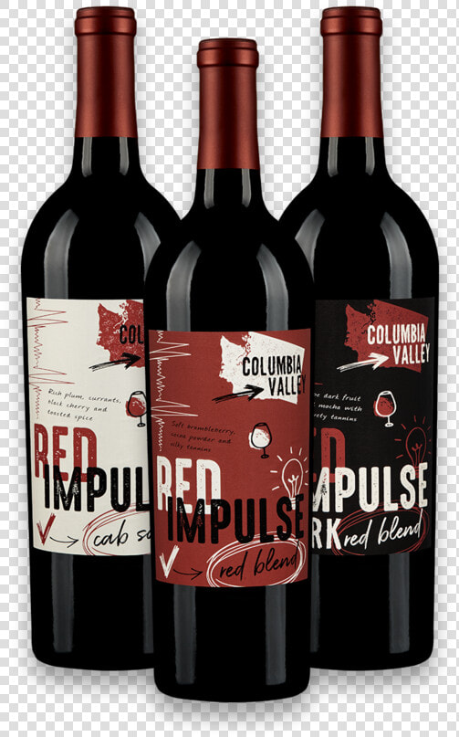 Red Impluse lineup   Wine Bottle  HD Png DownloadTransparent PNG