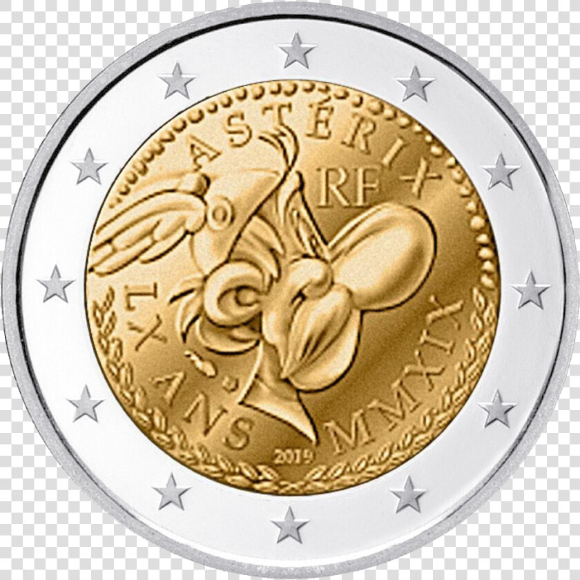 Ifra9019011 1   Asterix 2 Euro Münze  HD Png DownloadTransparent PNG