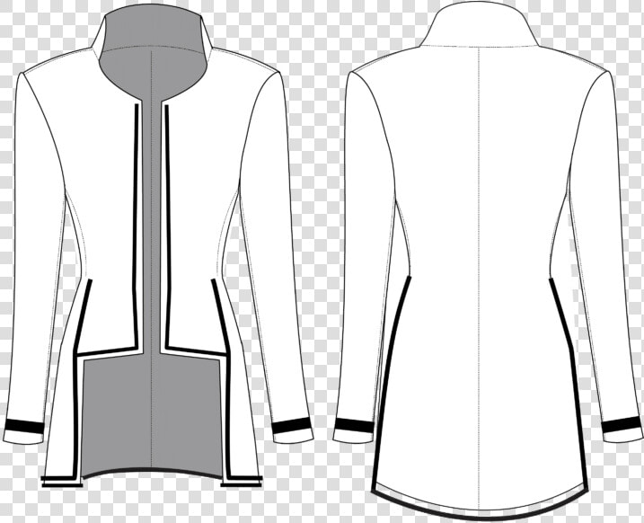 Free Jacket Sewing Pattern  Free Pattern  Trim  Embellishment    Sweater  HD Png DownloadTransparent PNG