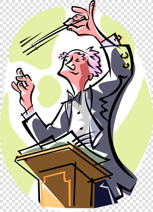 Clip Art Orchestra Conductor Clipart   Vector Graphics  HD Png DownloadTransparent PNG