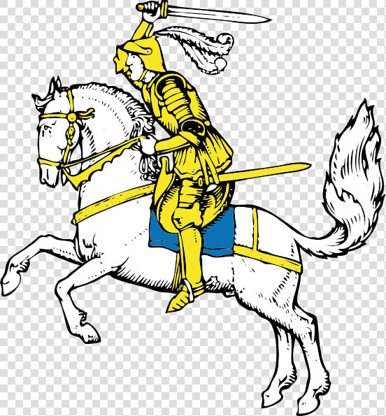 Warrior On Horse Svg Clip Arts   Warrior On A Horse Clipart  HD Png DownloadTransparent PNG