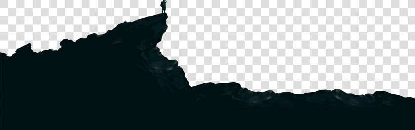 7000 X 2622   Cliff Silhouette Clip Art  HD Png DownloadTransparent PNG