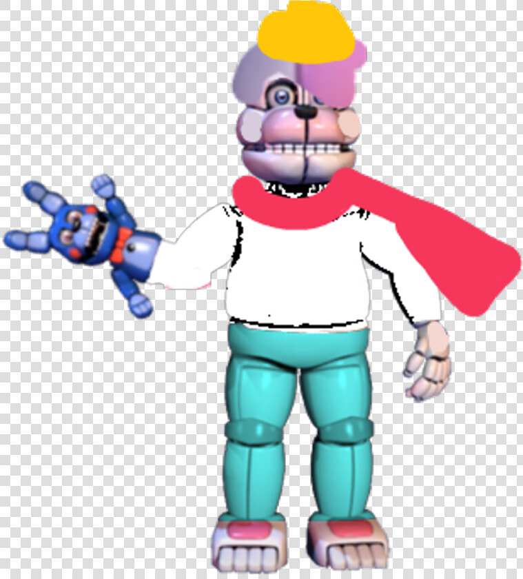  freetoedit Funtime Lexx Loud   Funtime Freddy No Bonbon  HD Png DownloadTransparent PNG