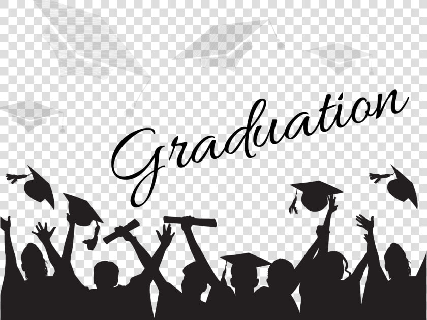 Transparent Graduation Silhouette Png   Graduation Clipart Transparent Background  Png DownloadTransparent PNG