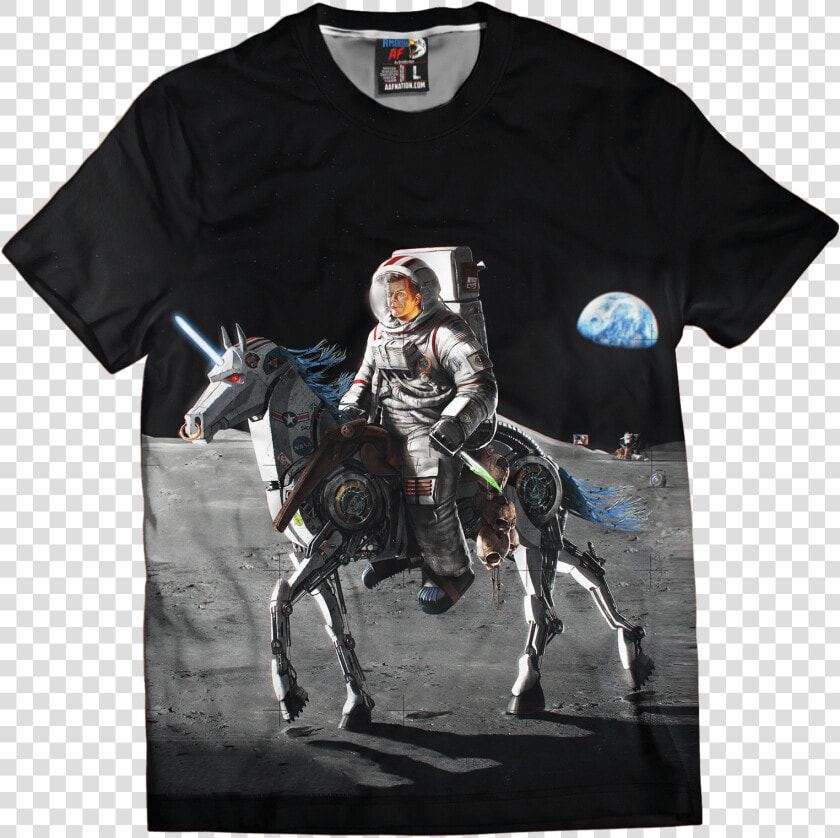 Jfk Riding A Robot Unicorn On The Moon  HD Png DownloadTransparent PNG