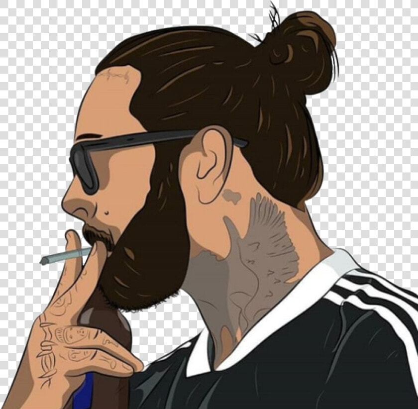 Postmalone Post Malone Posty Png Crop Cropped Celebrity  Transparent PngTransparent PNG