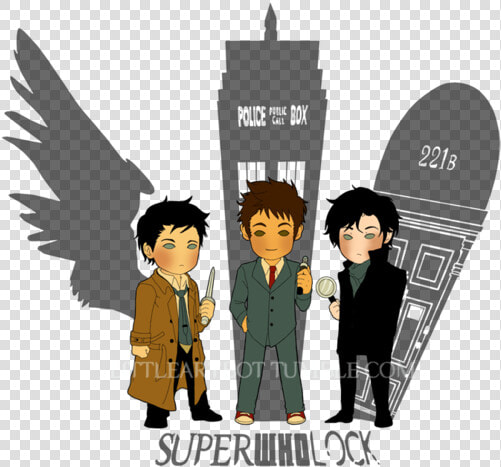 Doctor Who  Sherlock  And Supernatural Image   Dr Who Supernatural Sherlock  HD Png DownloadTransparent PNG