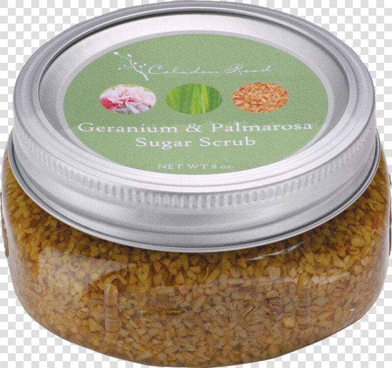 Geranium  amp  Palmarosa Sugar Scrub Celadon Road Www   Mukhwas  HD Png DownloadTransparent PNG