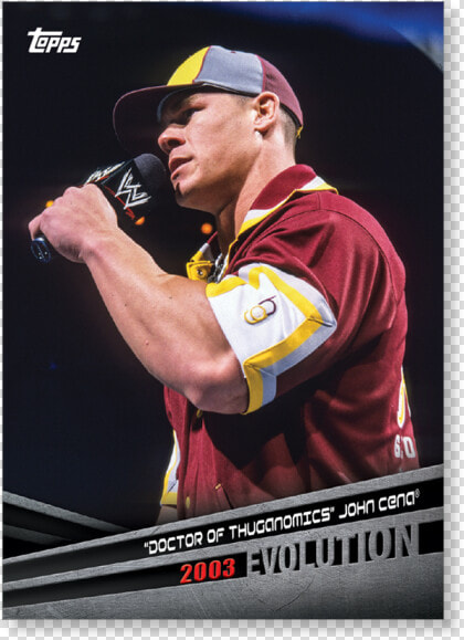 2018 Topps Wwe Doctor Of Thuganomics   John Cena Evolution Topps Card  HD Png DownloadTransparent PNG