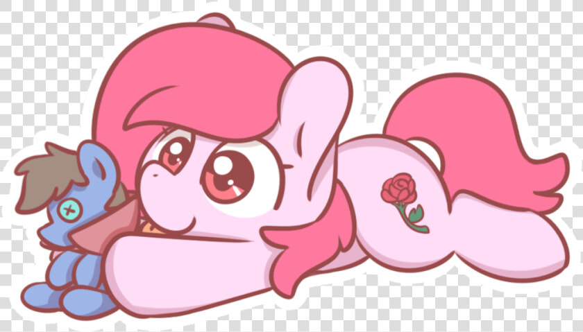 Sugar Morning  Chibi  Cute  Earth Pony  Female  Laying   Cartoon  HD Png DownloadTransparent PNG