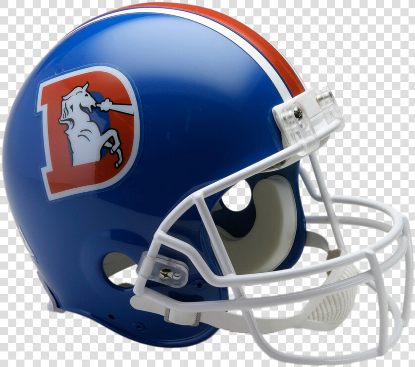 Denver Broncos Vsr4 Authentic Throwback Helmet   Denver Broncos Helmet  HD Png DownloadTransparent PNG