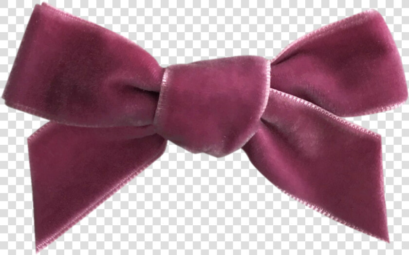 Image Of Dusty Lavender French Velvet Petit Bow Clip   Satin  HD Png DownloadTransparent PNG