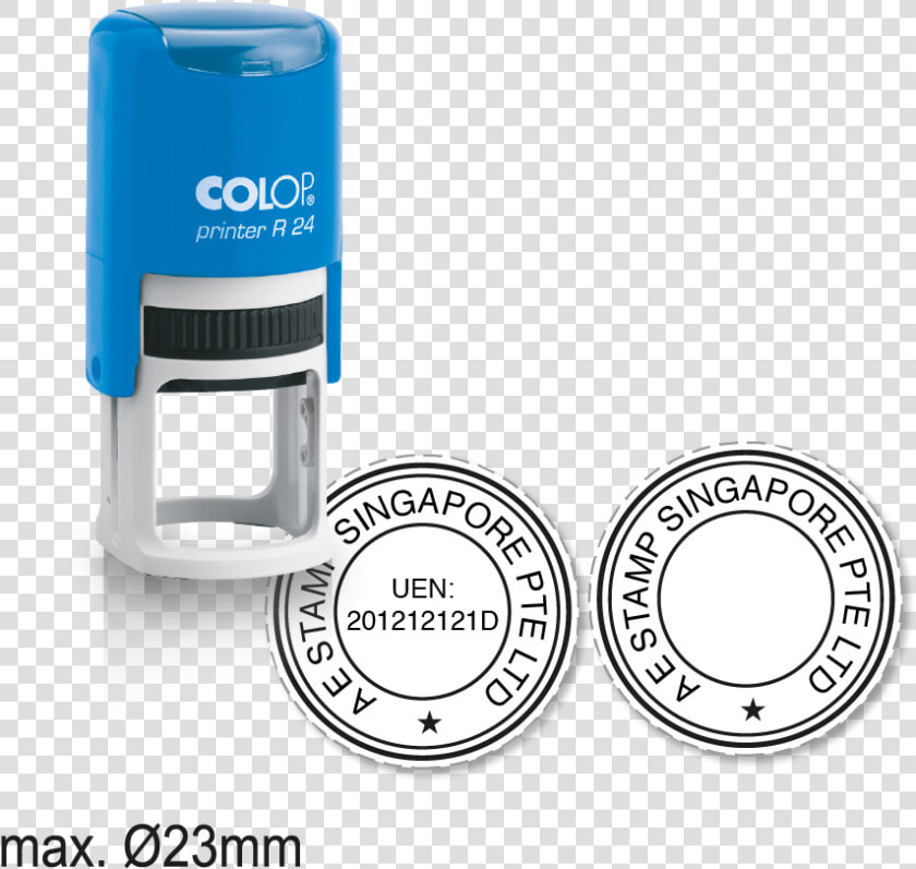 Round Company Stamp   Colop Stamp R24  HD Png DownloadTransparent PNG