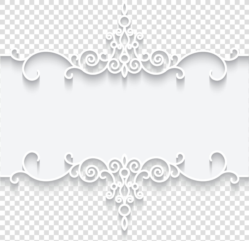 3d 3deffect Mq White Flowers Border Borders Frame Frame   Black And Silver Frame Png  Transparent PngTransparent PNG