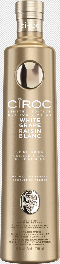 Ciroc White Grape Bottle Can   Blond  HD Png DownloadTransparent PNG