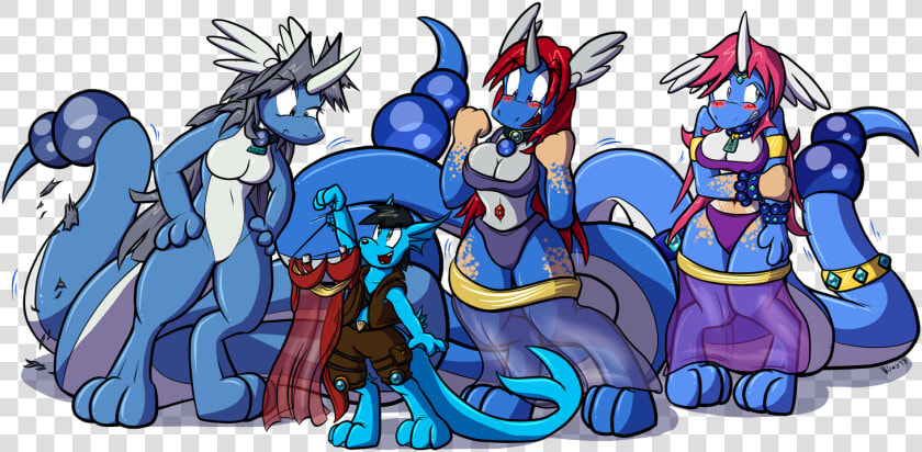 Dragonair Harem By Virmir  HD Png DownloadTransparent PNG