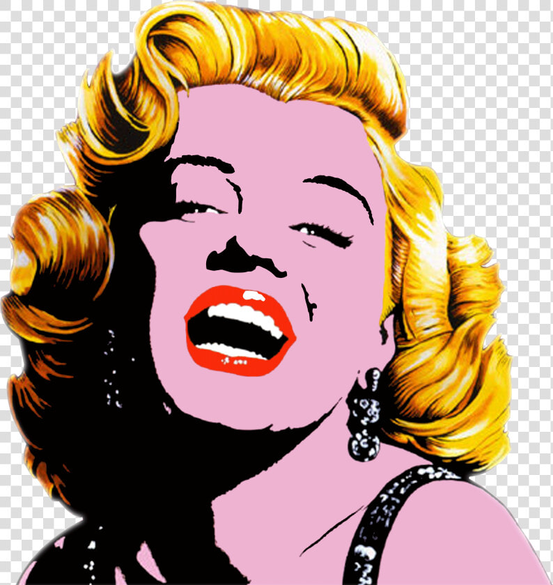 Marilyn Monroe Pop Art Painting Canvas   Marilyn Monroe Cartoon Png  Transparent PngTransparent PNG