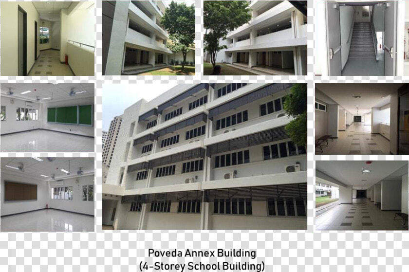 Poveda Annex Building   Storey School Building Design  HD Png DownloadTransparent PNG