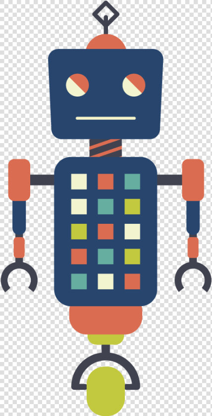 Vector Robots Hipster   One Wheeled Robot Clipart  HD Png DownloadTransparent PNG