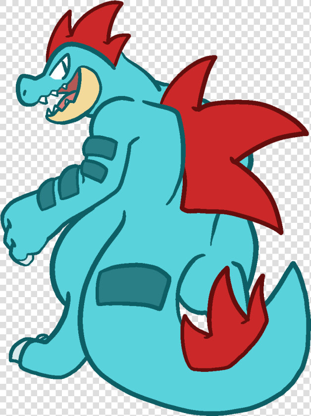 Feraligatr   Cartoon  HD Png DownloadTransparent PNG