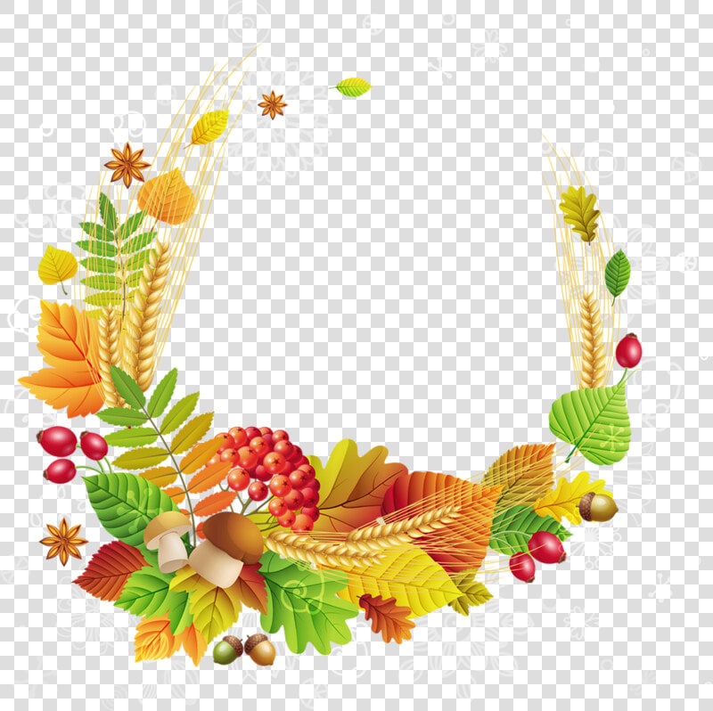 Rune Casting  Fall Clip Art  New School Year  Autumn   Border Harvest Clipart  HD Png DownloadTransparent PNG