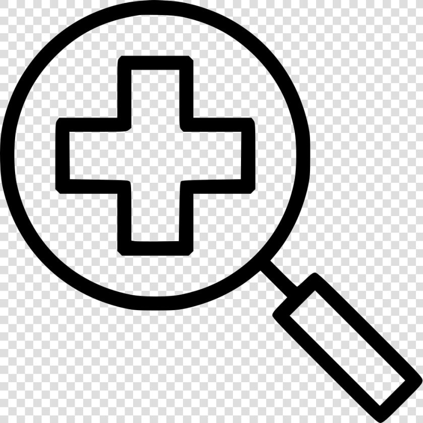 Search Searching Medicine Magnifying Glass Healthcare   Zoom Out Tool Icon  HD Png DownloadTransparent PNG