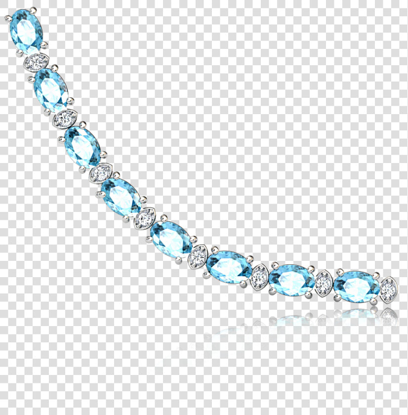 Bl7024aqw Rare African Aquamarine Bracelet2   Chain  HD Png DownloadTransparent PNG