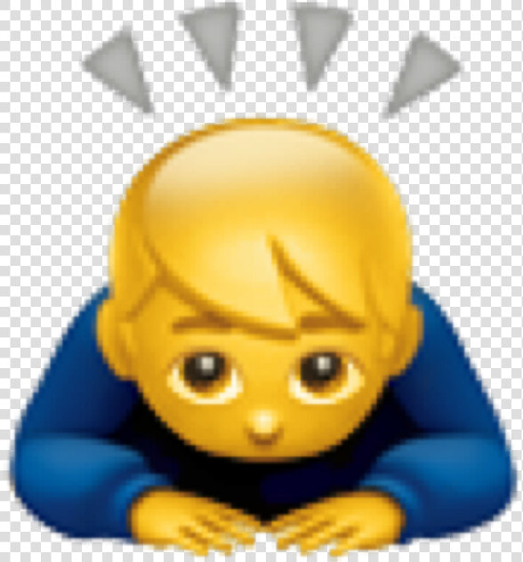 Person Bowing Emoji  HD Png DownloadTransparent PNG