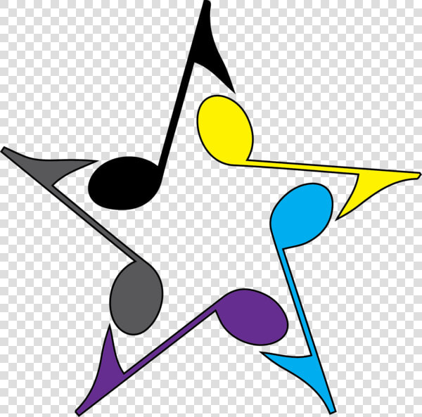 Transparent Music Note Clipart Png   Music Note Star  Png DownloadTransparent PNG