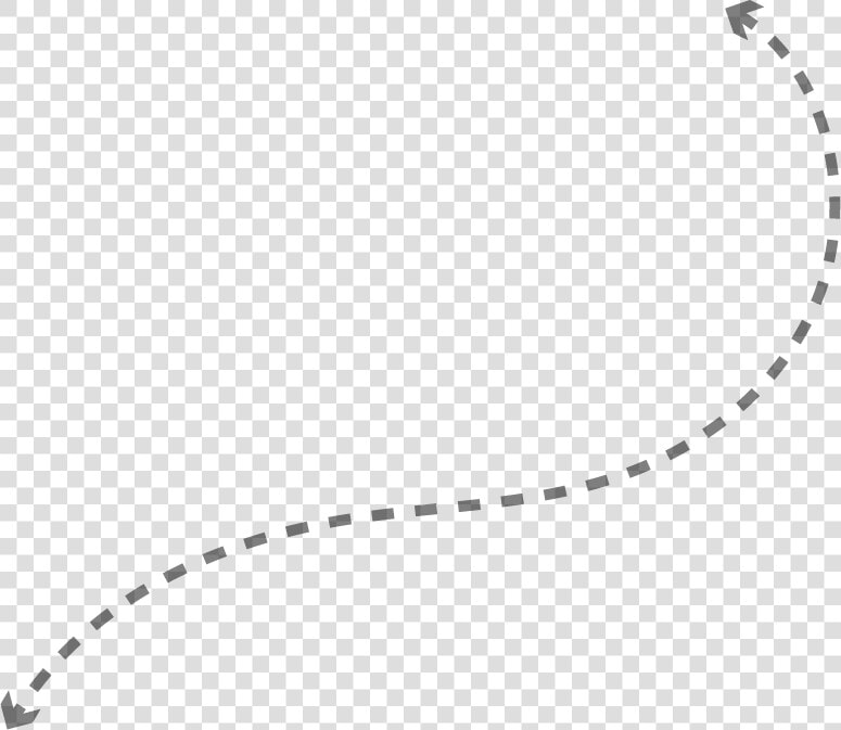 Curved Dotted Lines With Arrow   折り紙 翼 折り 方  HD Png DownloadTransparent PNG