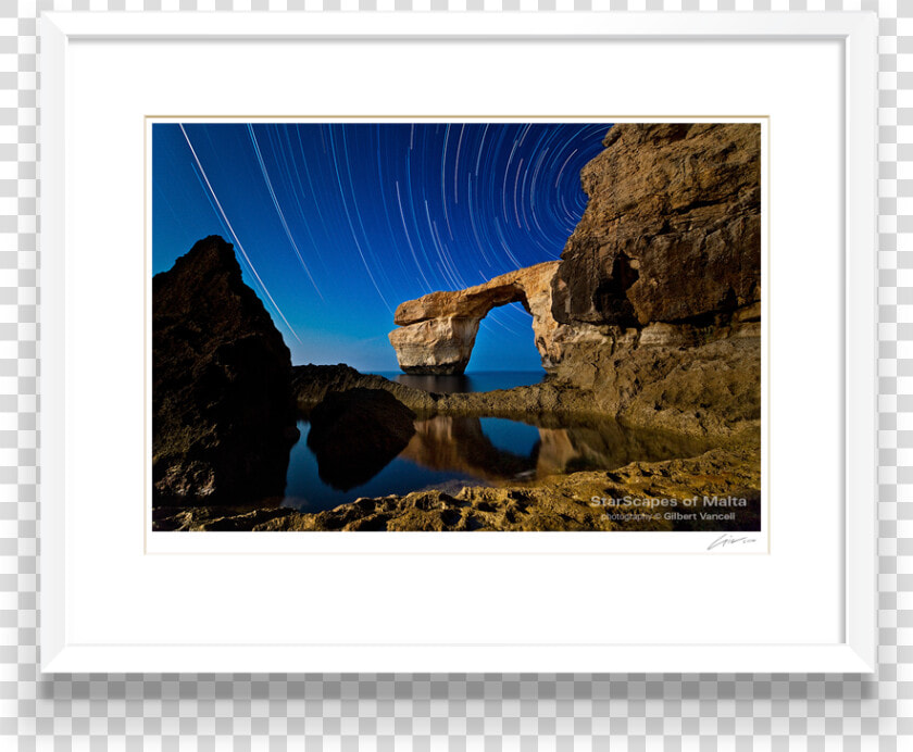 The Azure Window  Malta Fine Art Photography Print   Picture Frame  HD Png DownloadTransparent PNG