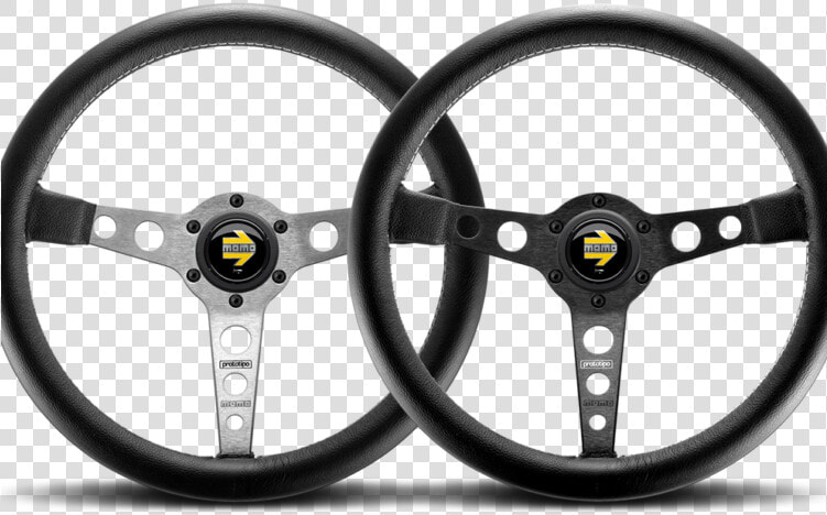 Black black 350mm Steering Wheel   Png Download   Momo Heritage Prototipo Steering Wheel  Transparent PngTransparent PNG