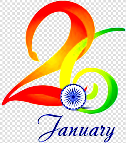 Happy Republic Day January 26th Vector Letters Images   Graphic Design  HD Png DownloadTransparent PNG