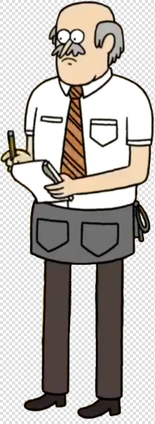 Waiter Clipart Sad   Waiter Png Image Cartoon  Transparent PngTransparent PNG