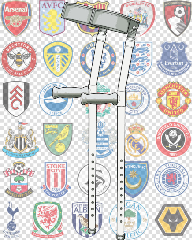 Football Team Crutch   Manchester United  HD Png DownloadTransparent PNG