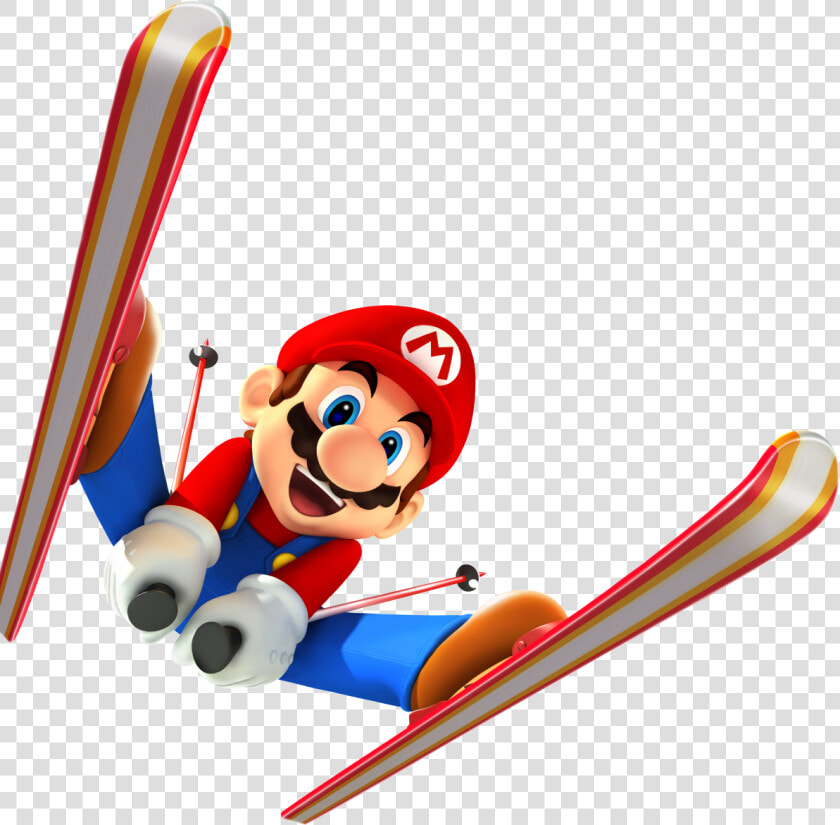 Mario Winter Olympics   Mario And Sonic At The Olympic Winter Games Wii  HD Png DownloadTransparent PNG