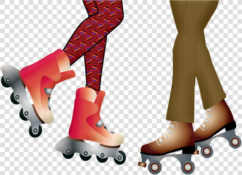 Roller Skating Legs  Roller Blading  Skating   Aggressive Inline Skating  HD Png DownloadTransparent PNG