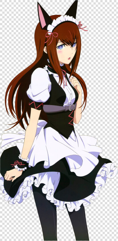 Makise Kurisu Maid  HD Png DownloadTransparent PNG