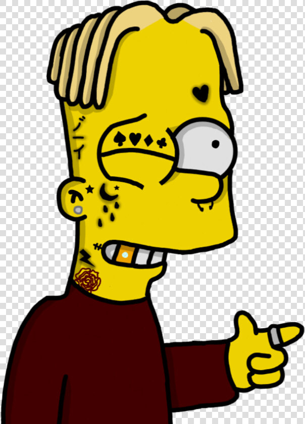  simpson  thesimpsons  bart  bartsimpson  simpsonwave   Dibujos De Bart Simpson  HD Png DownloadTransparent PNG