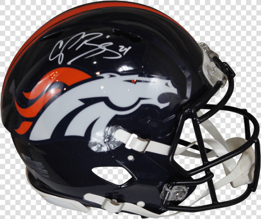 Champ Bailey Autographed Broncos Speed Proline W beckett  HD Png DownloadTransparent PNG