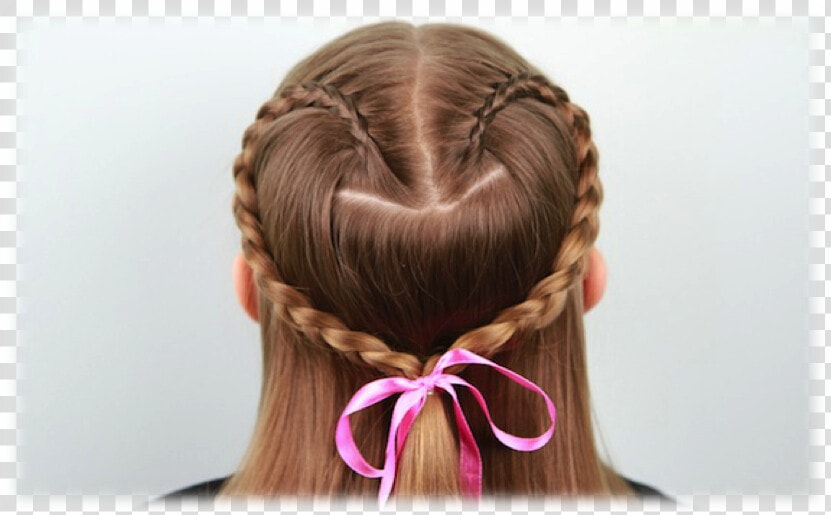 Hairstyle For College Girls   Zrobic Serce Z Wlosow  HD Png DownloadTransparent PNG